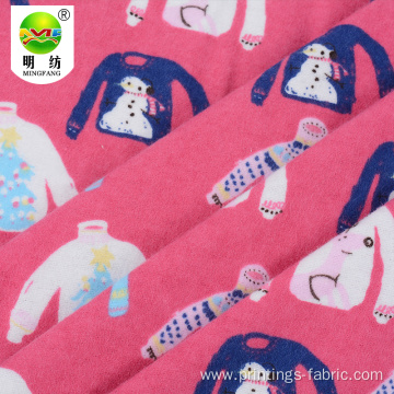 Wholesale colorful organic cotton printed flannel fabric for children